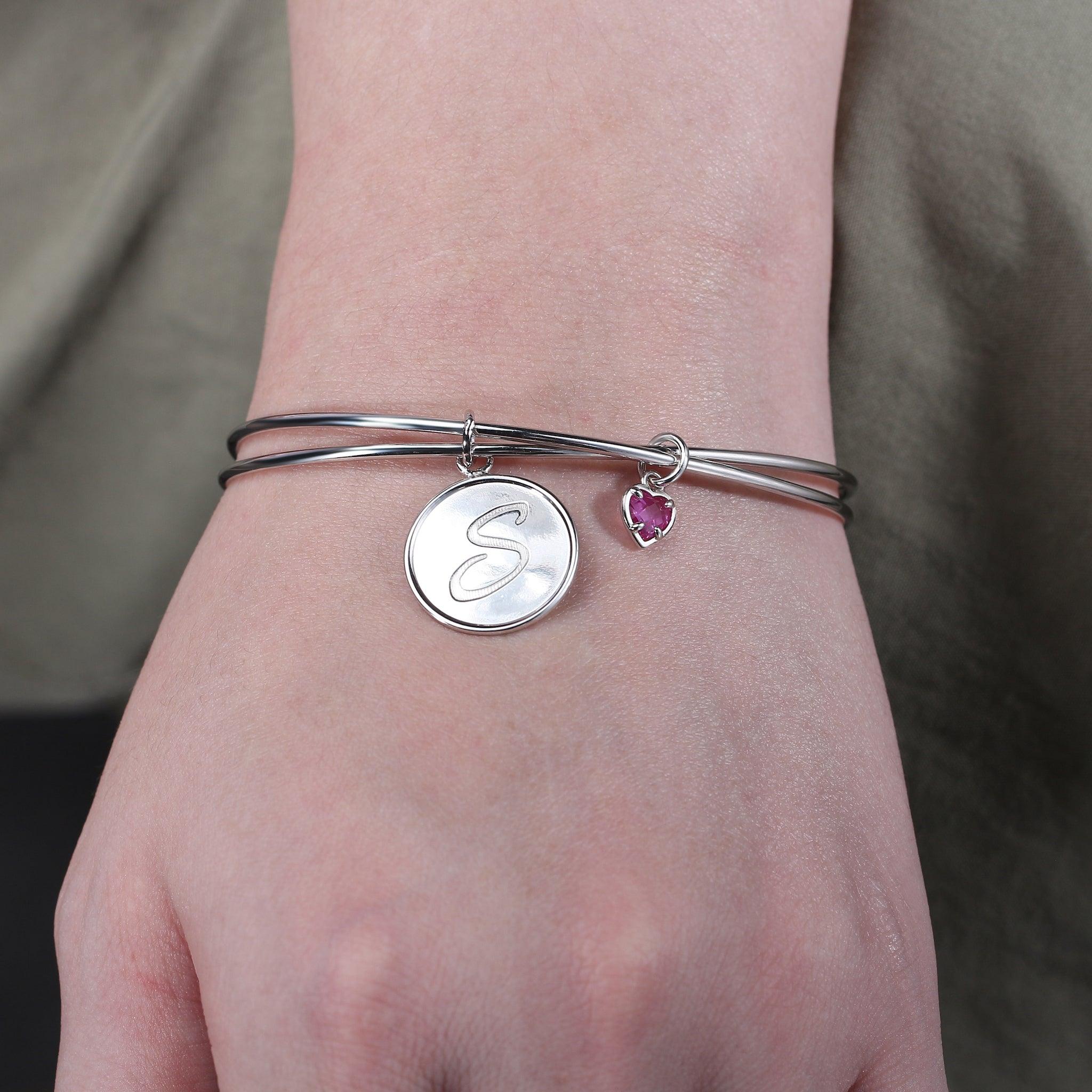 Personalised Infinity Single Name bracelet in 92.5 Sterling Silver –  Liyanajewel
